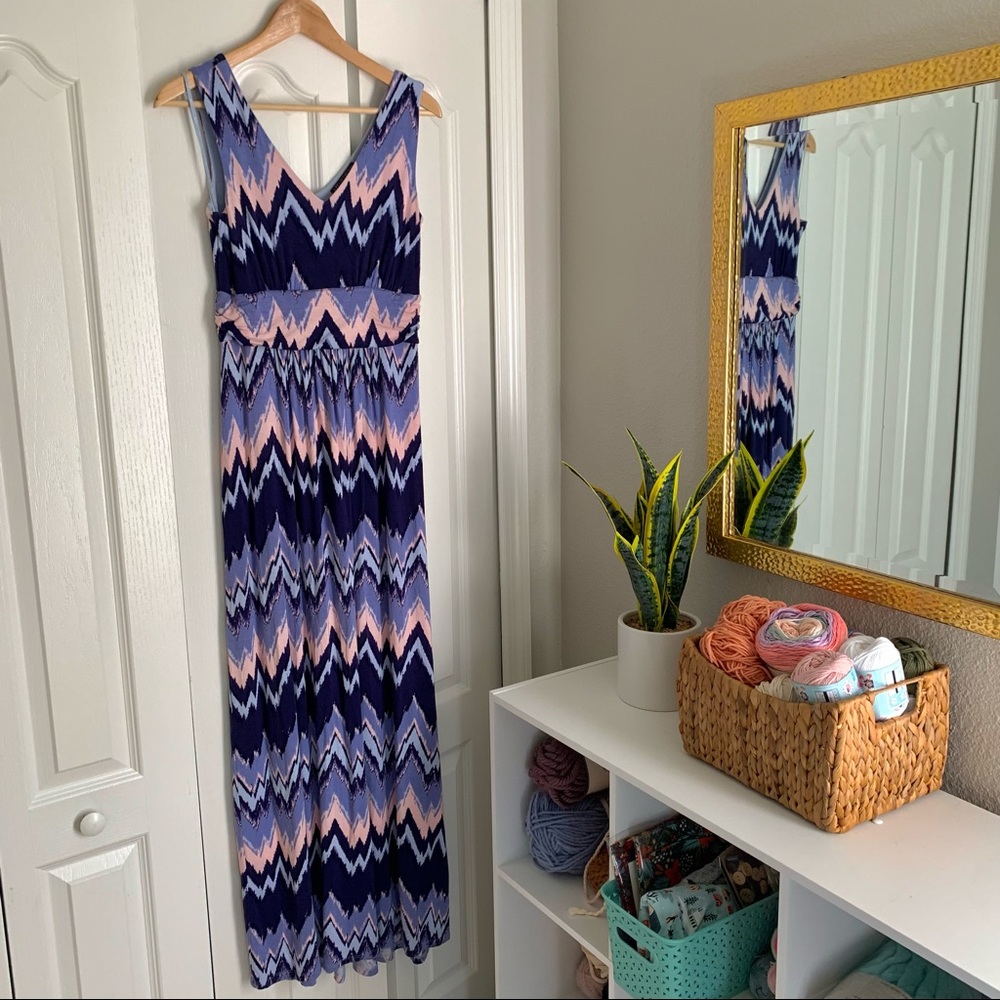 Pea in a Pod Maternity Maxi Dress XS